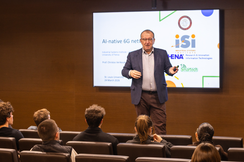 Professor Christos Verikoukis Delivers Tutorial on AI-Native 6G Networks in Madrid
